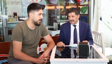 Başkan Aksun’un Esnaf Ziyaretleri Sürüyor