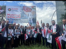 “MAHMUT ARSLAN ONURUMUZDUR, ZULME KARŞI OMUZ OMUZAYIZ”