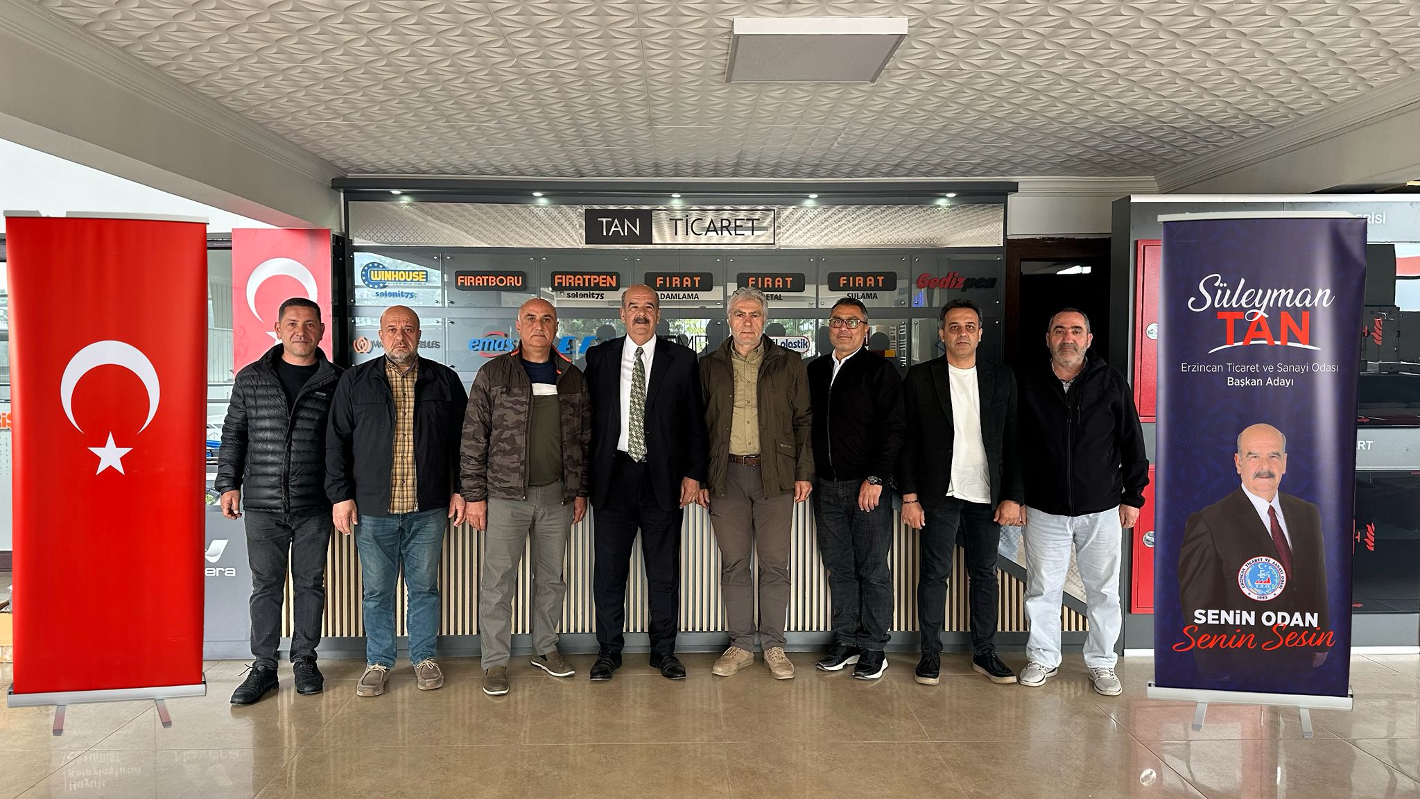 Süleyman Tan’a İş İnsanlarından Ziyaret